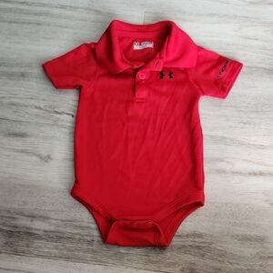Under Armour Red Baby Onesie
